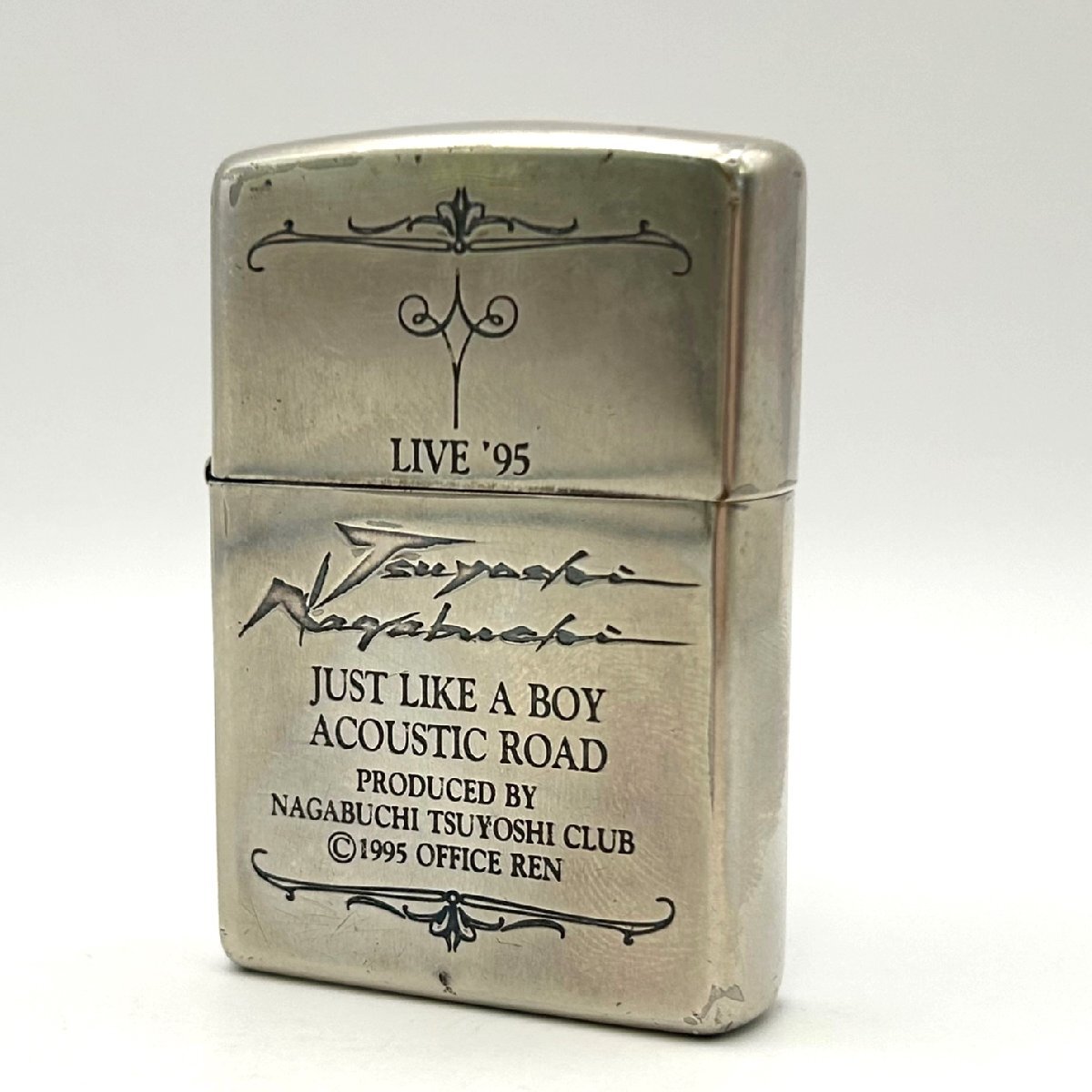 長渕剛 Zippo LIVE'95 限定 ジッポー Bibian 比比昂- ZIPPO/ジッポー/長渕剛/LIVE'95/限定/No.3505