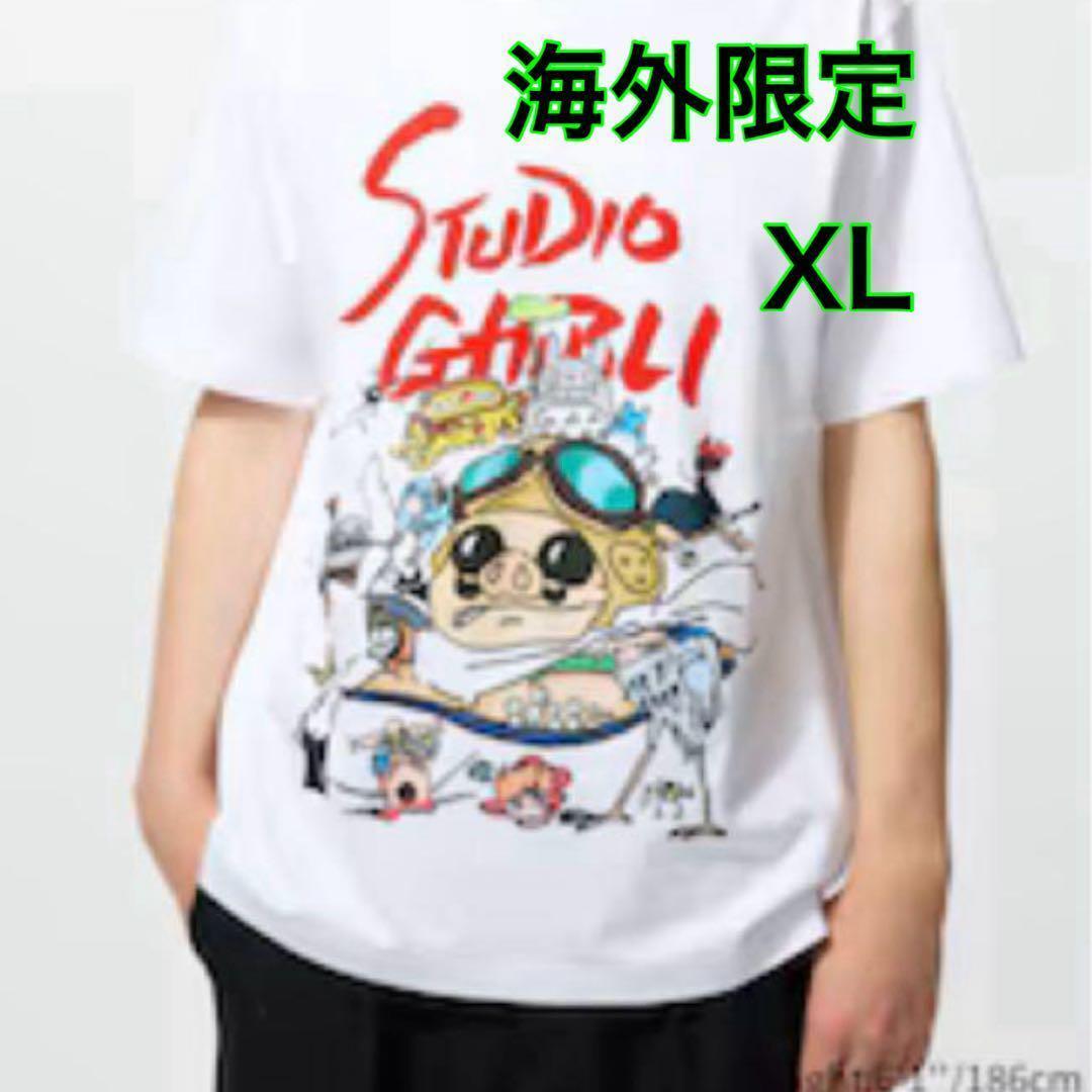 海外限定 UNIQLO × スタジオジブリ UT Tシャツ 即決【海外限定】ユニクロUT スタジオジブリ XLサイズ/白 全員