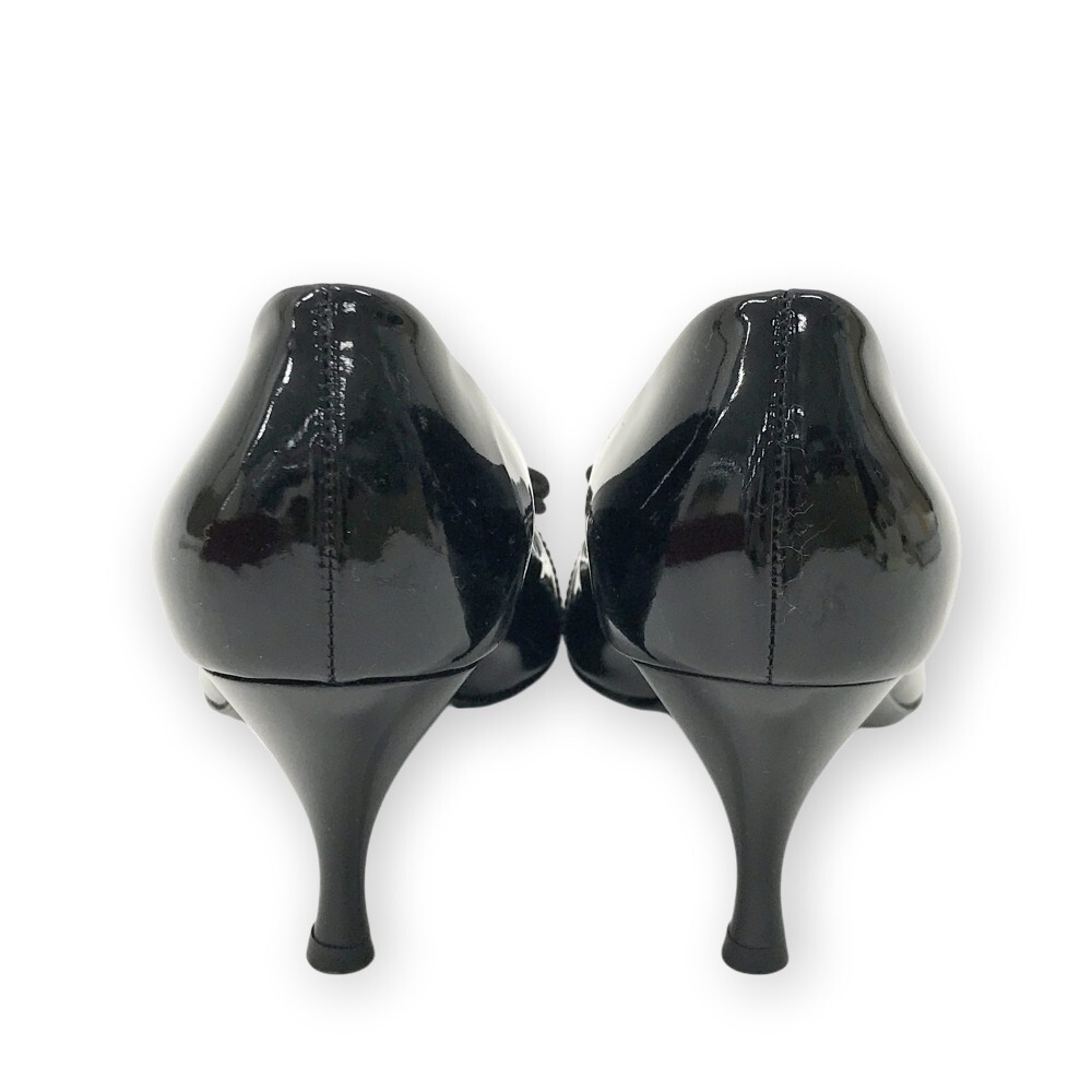 Salvatore Ferragamo サルヴァトーレ フェラガモ パンプル ヴァラ ブラック系 6 1/2 [240101488488] レディース_画像3