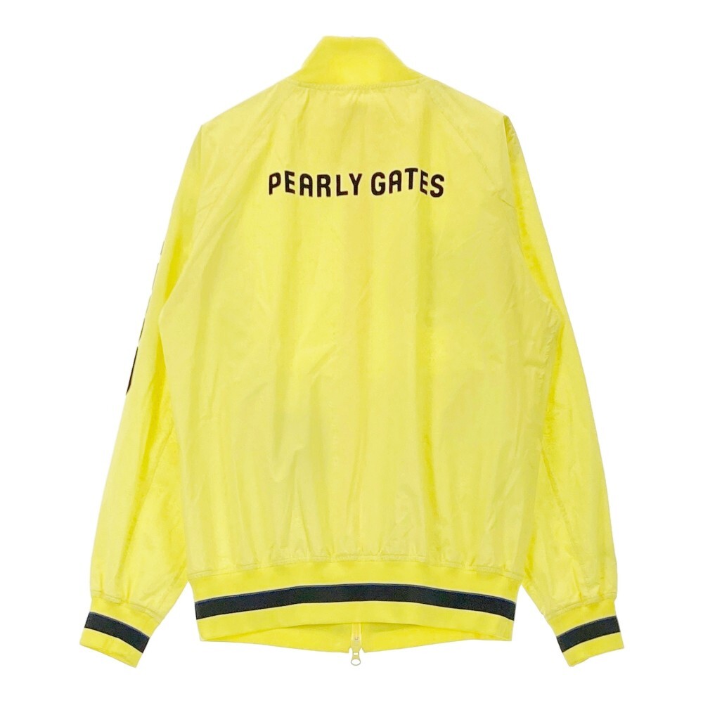 【1円】PEARLY GATES パーリーゲイツ ジップジャケット ブルゾン モノグラム ロゴ総柄 ネイビー系 6 [240001852098] PEARLY GATES ゴルフジャケット グリーン PEARLY GATES パーリーゲイツ