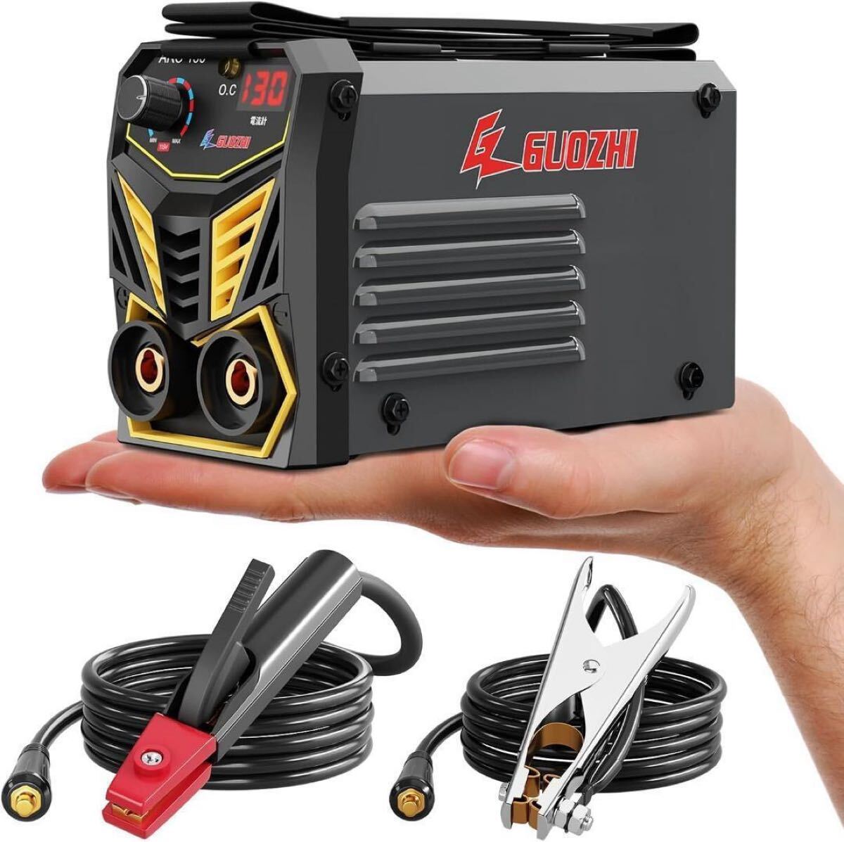 アーク溶接機 100v 130A ホットスタート　初心者　ミニポータブル溶接機　新品_画像1
