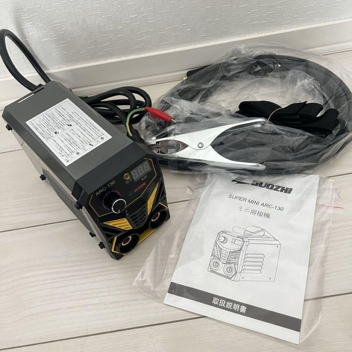 アーク溶接機 100v 130A ホットスタート　初心者　ミニポータブル溶接機　新品_画像10