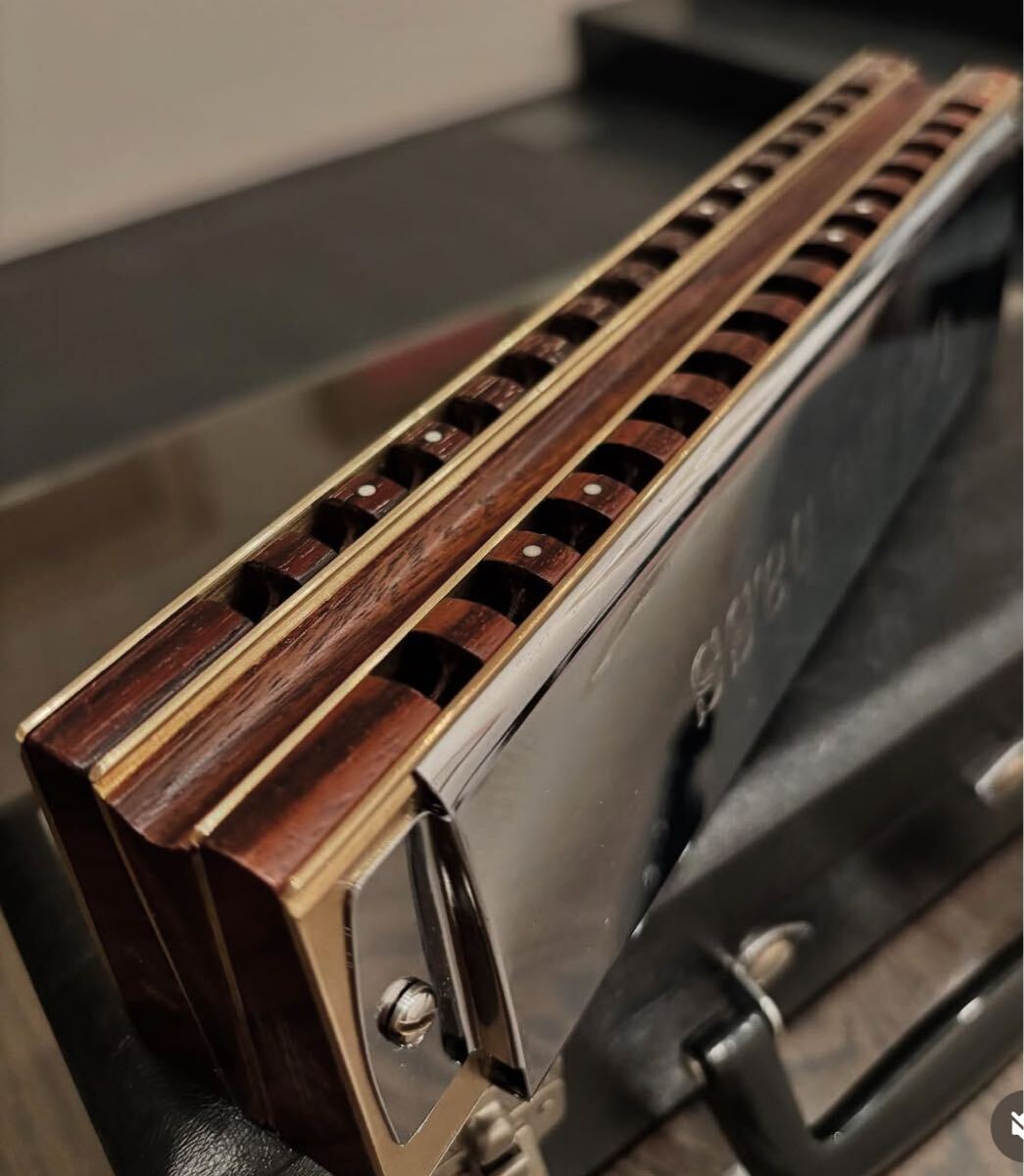 ローズウッド トンボ オクターブ・バス ハーモニカ