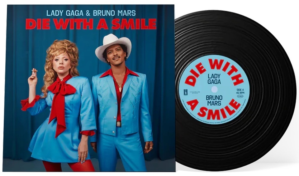 BRUNO MARS レコード 7インチ Bruno Mars Lady Gaga Die With A Smile 7インチ・シングル 新品
