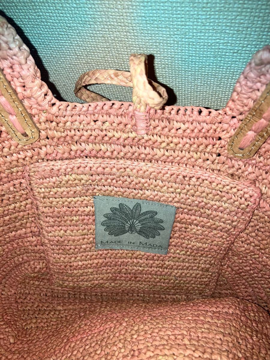 ✨お値下げ✨MADE IN MADA MBOLA Sバッグ　ライトピンク お値下げMADE IN MADA MBOLA Sバッグ ライトピンク