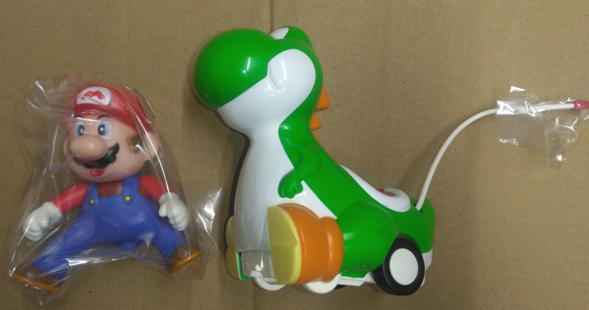  коробка . выгорание . цвет и т.п. царапина не использовался приложен батарейка коррозия сделано в Японии Tommy радиоконтроллер super Mario Mario &yosi-R/C TOMY Super Mario radio control