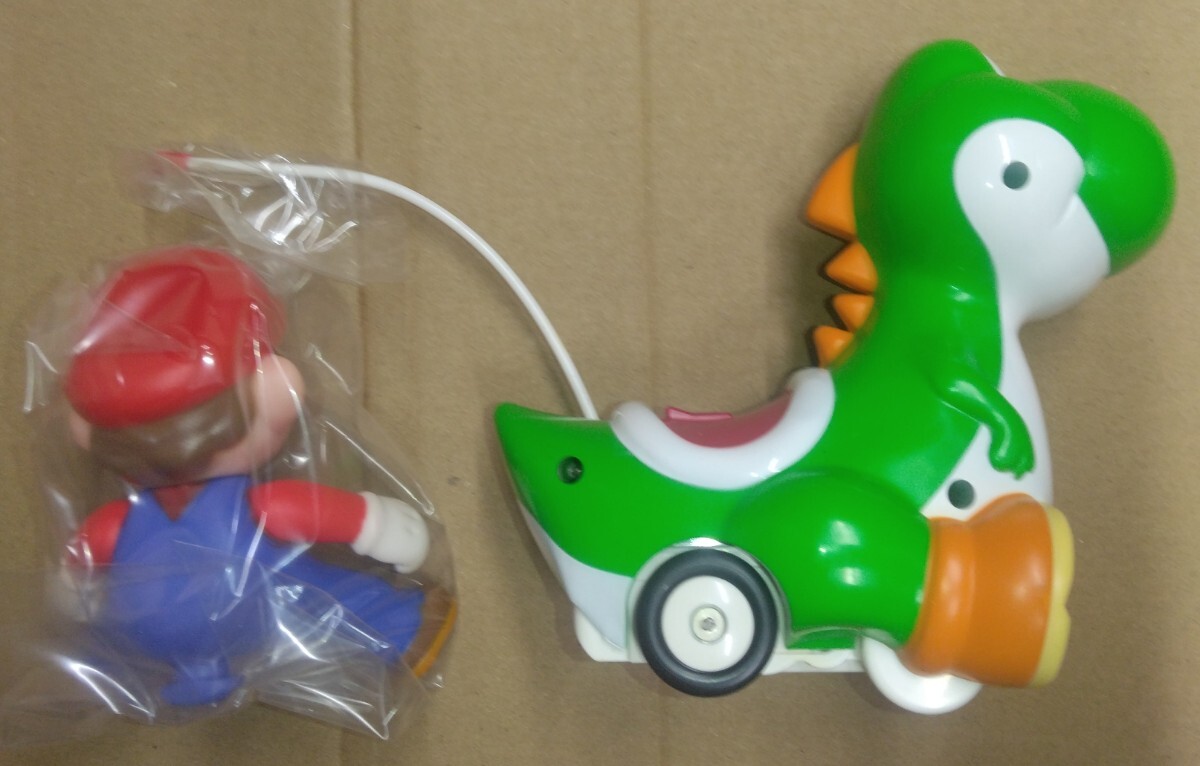  коробка . выгорание . цвет и т.п. царапина не использовался приложен батарейка коррозия сделано в Японии Tommy радиоконтроллер super Mario Mario &yosi-R/C TOMY Super Mario radio control