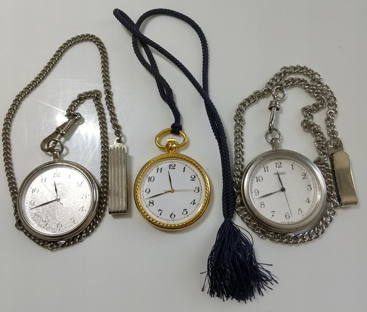 美品！貴重品！SEIKO ポケットウォッチ 7N01　日経120周年　電池交換済 美品！貴重品！SEIKO ポケットウォッチ 7N01 日経120周年 電池交換済