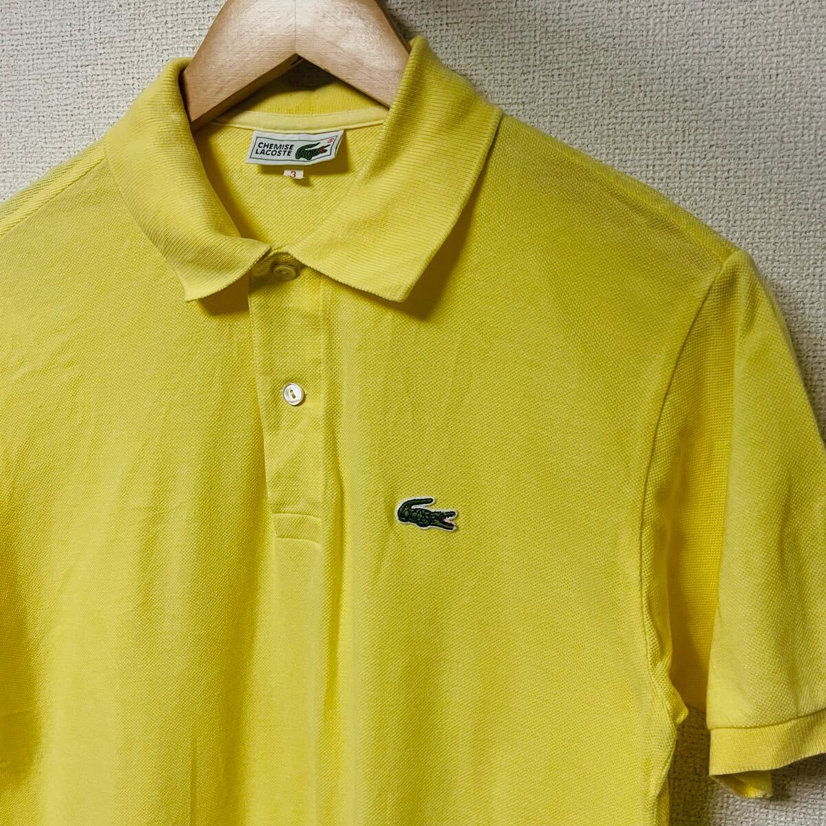 LACOSTE ラコステ　 ポロシャツ　 半袖　ワニ　ロゴ　美品　メンズ　3