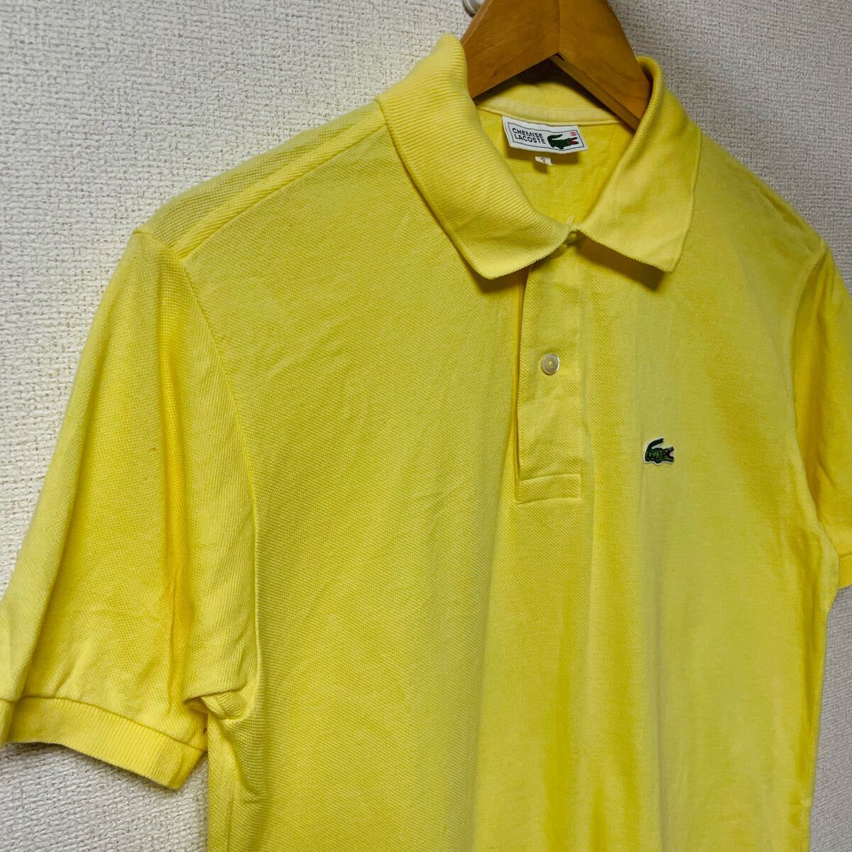 LACOSTE ラコステ　 ポロシャツ　 半袖　ワニ　ロゴ　美品　メンズ　3