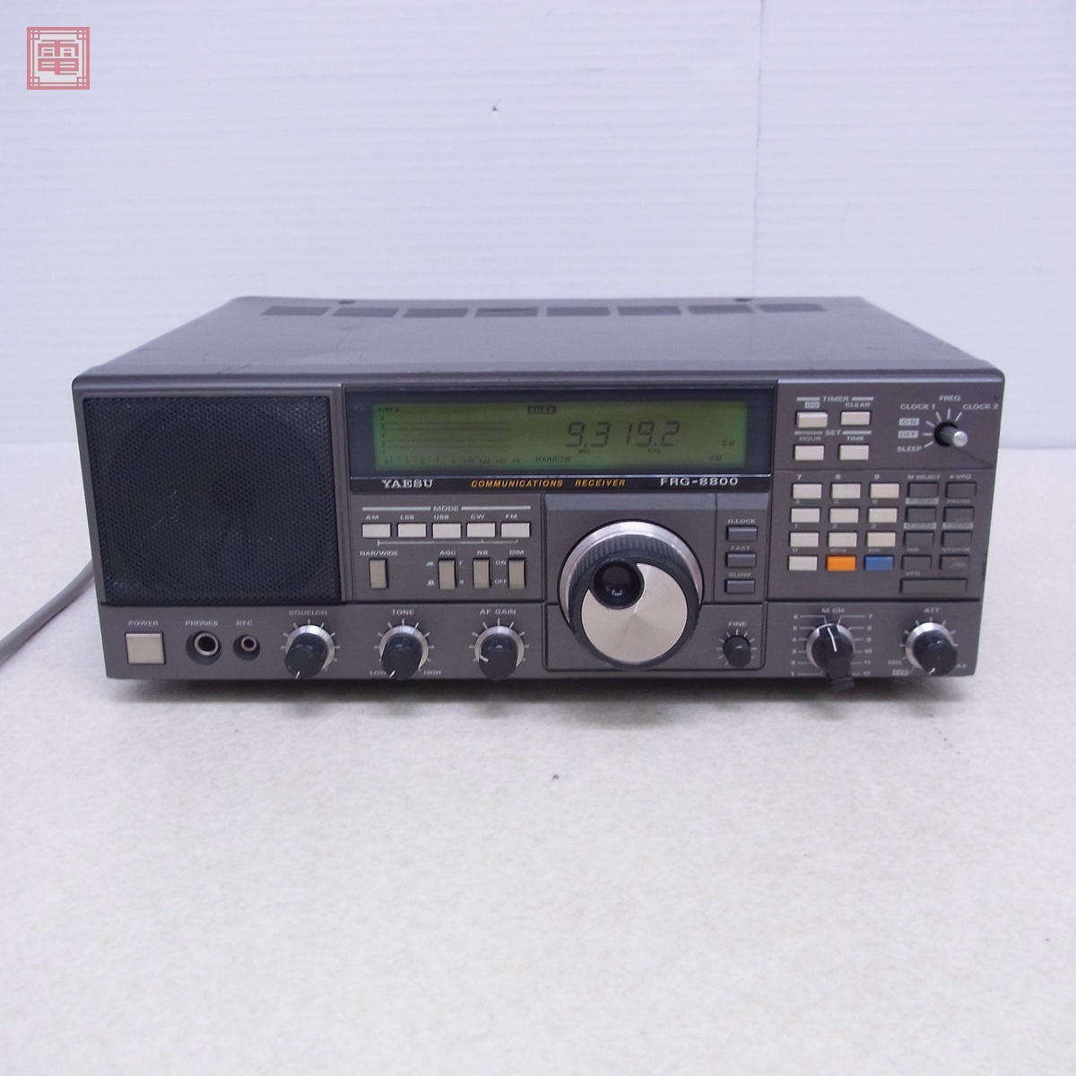 YAESU FRG-8800 通信型受信機 現状品 ヤエス FRG-8800 通信型受信機 VHFコンバータ付 118MHz〜174MHz