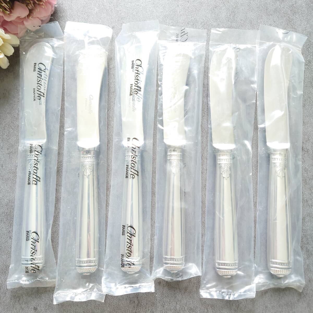 希少 クリストフル マルメゾン 未開封 バターナイフ 6点