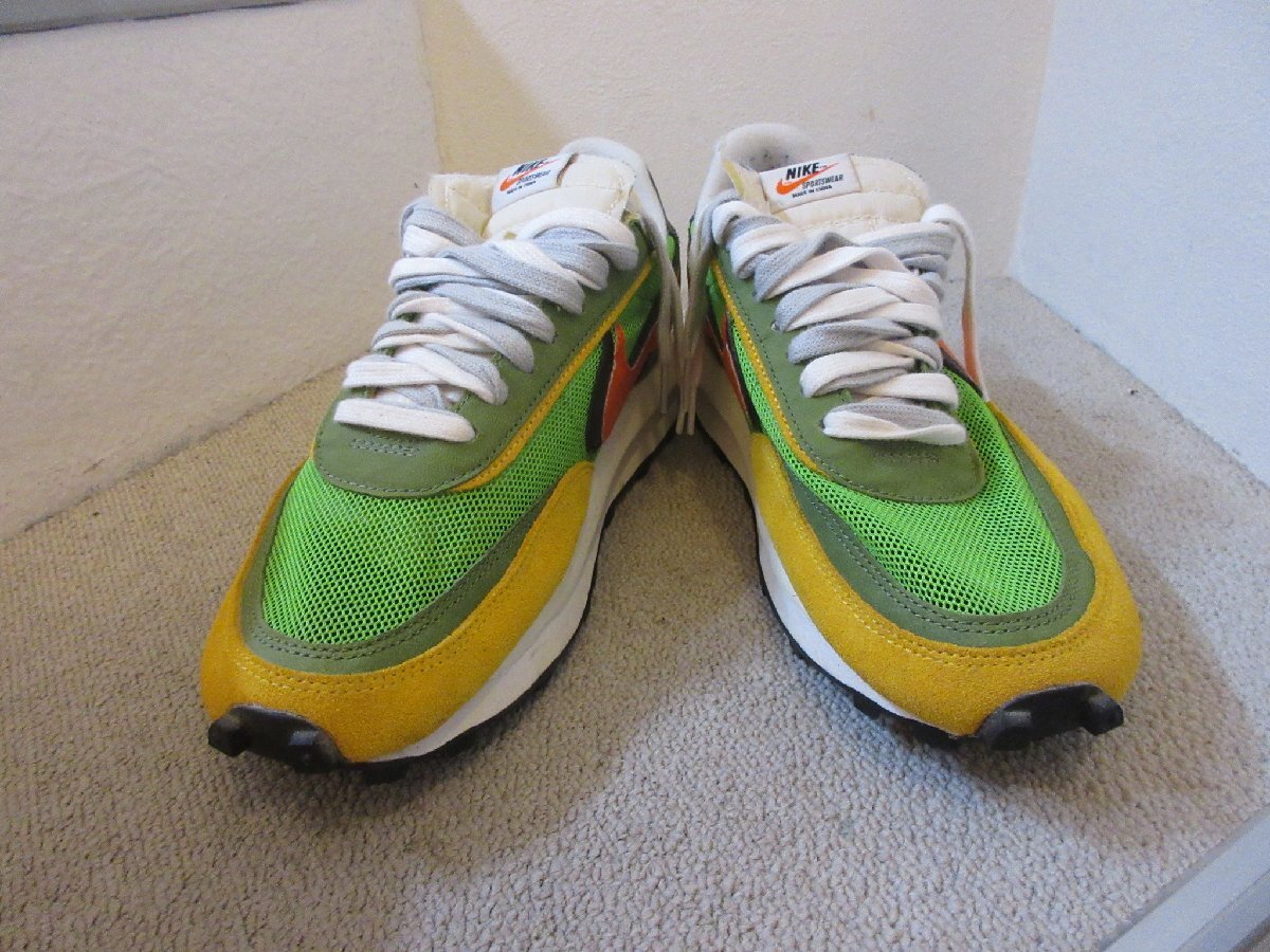 SACAI × LDV WAFFLE "GREEN" BV0073-300 (グリーンガスト/ブラック/バーシティメイズ/セーフティオレンジ)