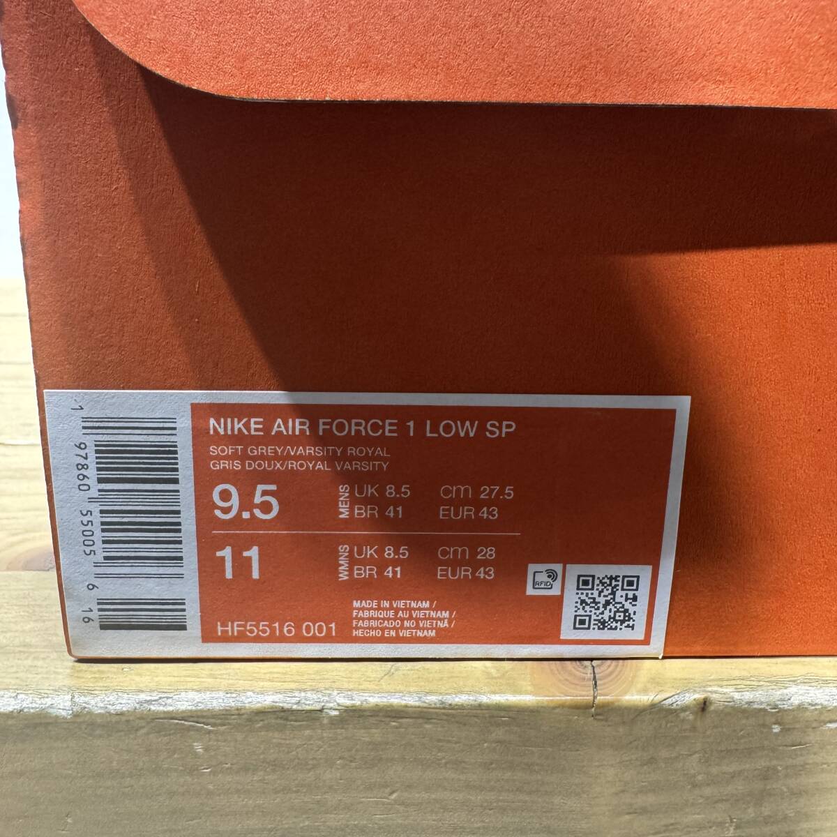 NIKE x STASH 2024 AIR FORCE 1 LOW SP 27.5cm HF5516-001 ナイキ スタッシュ エアフォースワンロー スニーカー_画像6