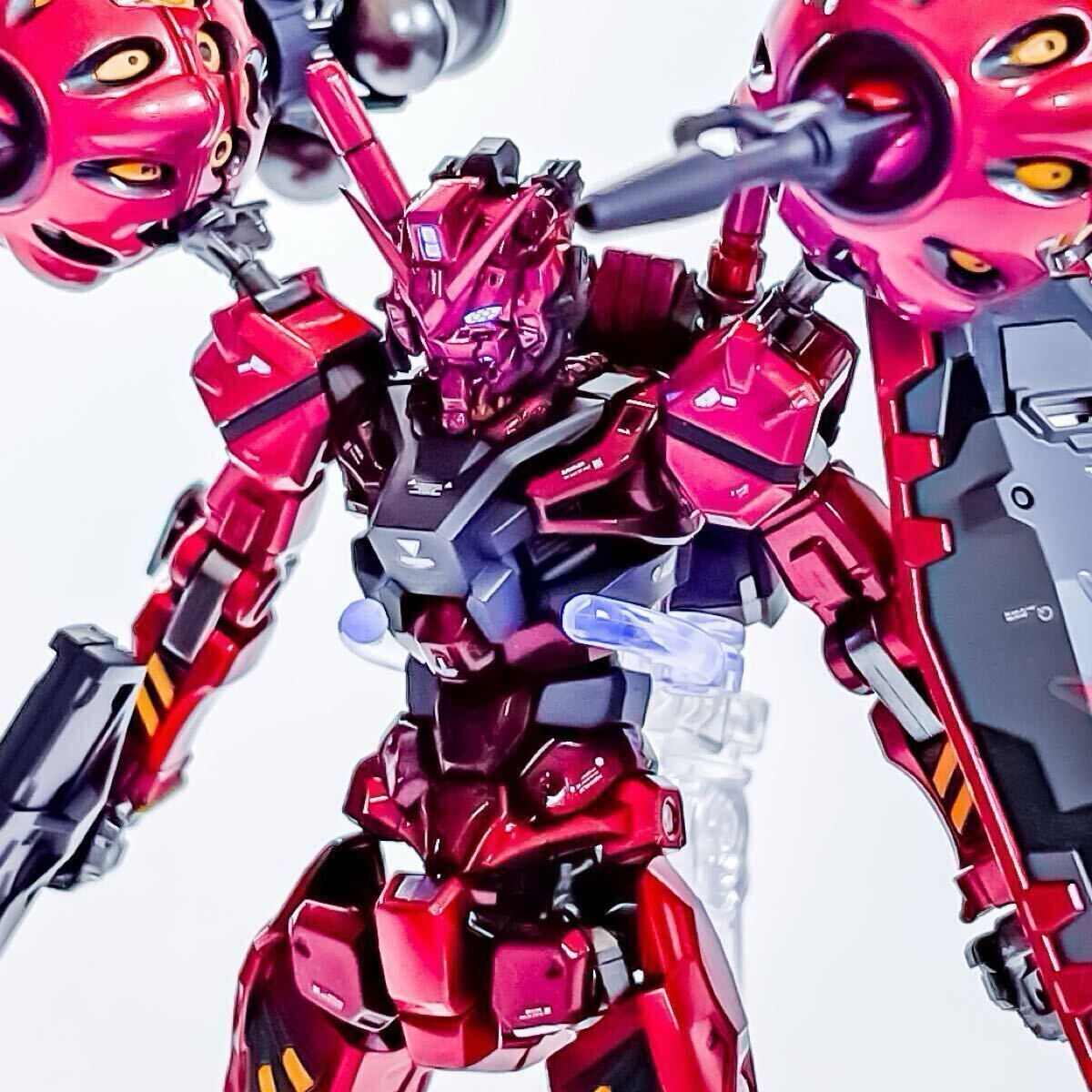 HG GQuuuuuuX 赤いガンダム キャンディ塗装 完成品 HG 赤いガンダム キャンディ 塗装 完成品 宅急便コンパクト発送