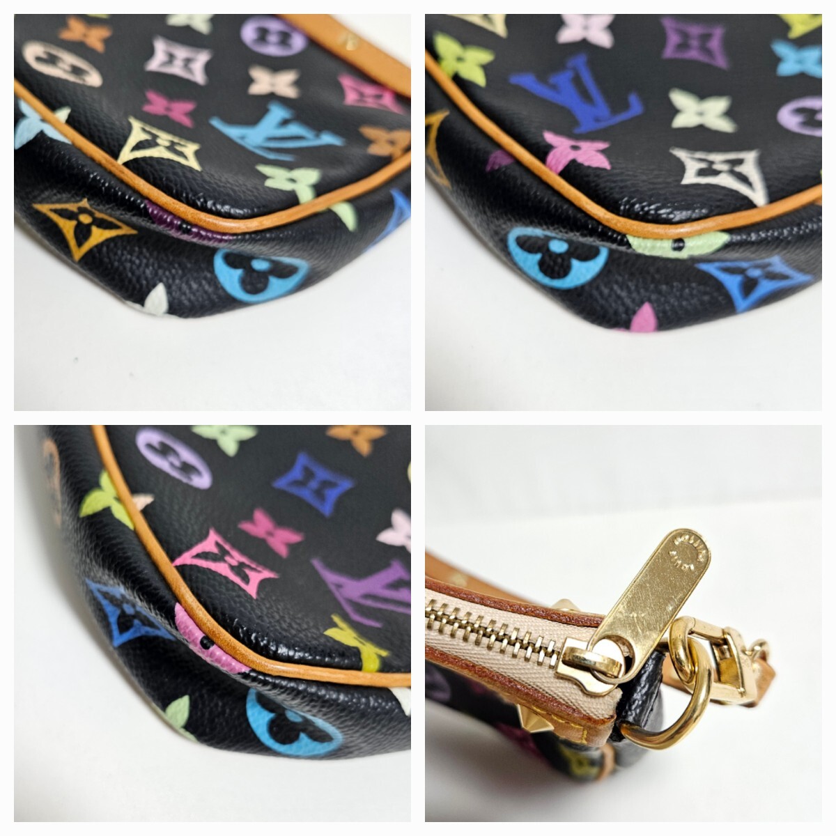 ルイヴィトン　マルチカラー　アクセソワール　ハンドバッグ　ポーチ　正規　③_画像7