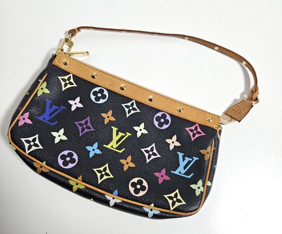 ルイヴィトン　マルチカラー　アクセソワール　ハンドバッグ　ポーチ　正規　③_画像2