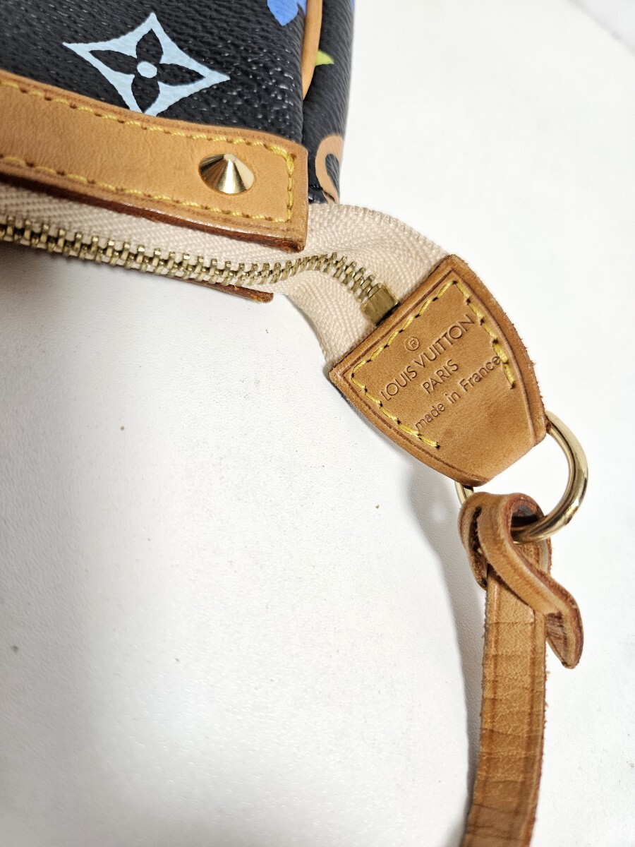 ルイヴィトン　マルチカラー　アクセソワール　ハンドバッグ　ポーチ　正規　③_画像3