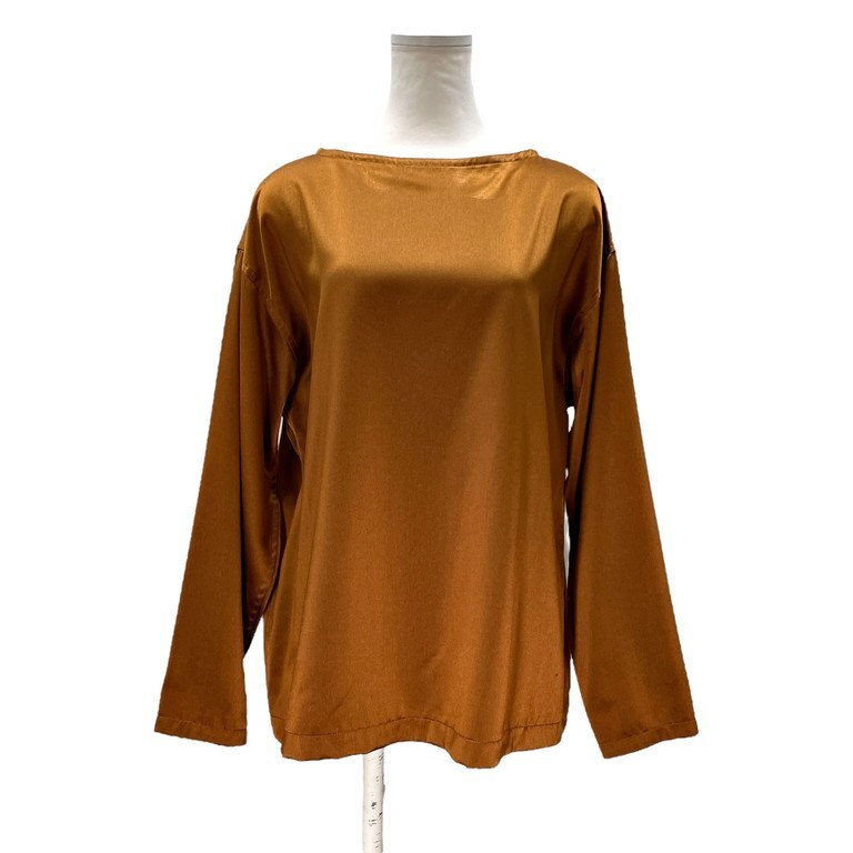 Y's WORK SHOP 【lay4937I】 ポリエステルサテントップス ブラウス シャツ Archive 80s 光沢 とろみ Yohji Yamamoto Femme レディース AR