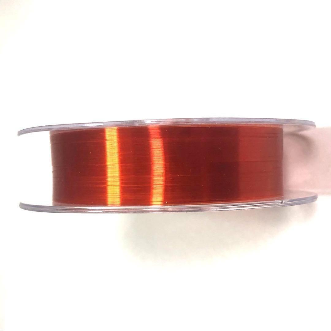 ナイロン フィッシング ライン 0.4号 100m 1個 赤色 釣糸 道糸_画像2