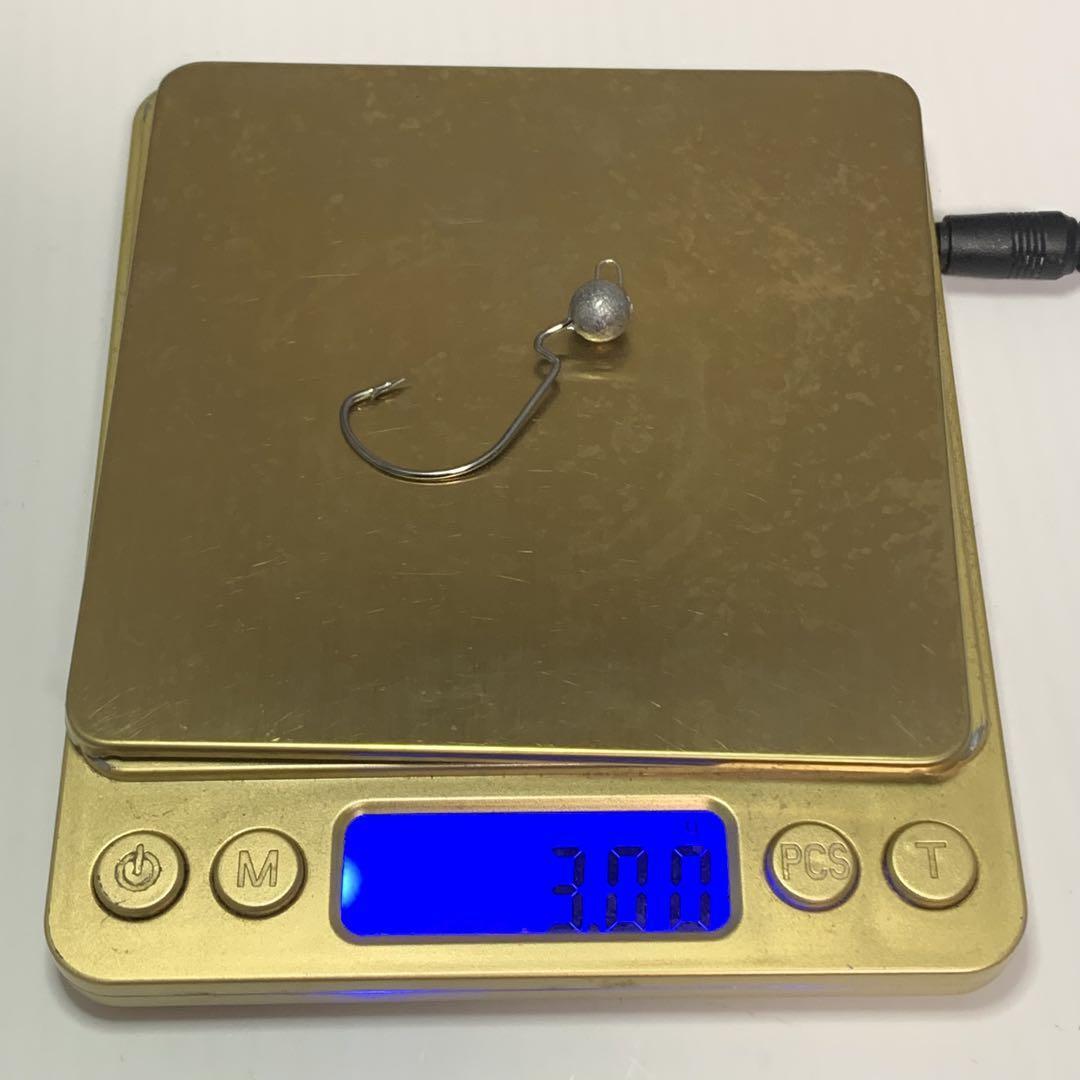 ラウンドジグヘッド オフセット テキサスリグ 3g 5個セット_画像5