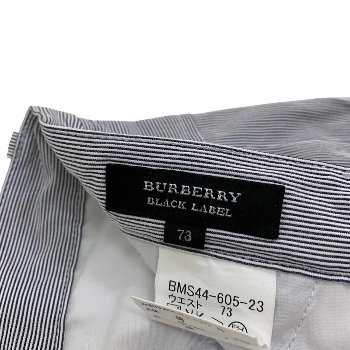 C427-24 BURBERRY BLACK LABEL バーバリーブラックレーベル カーゴパンツ パンツ ボトムス ズボン メンズ 73 ストライプ_画像9