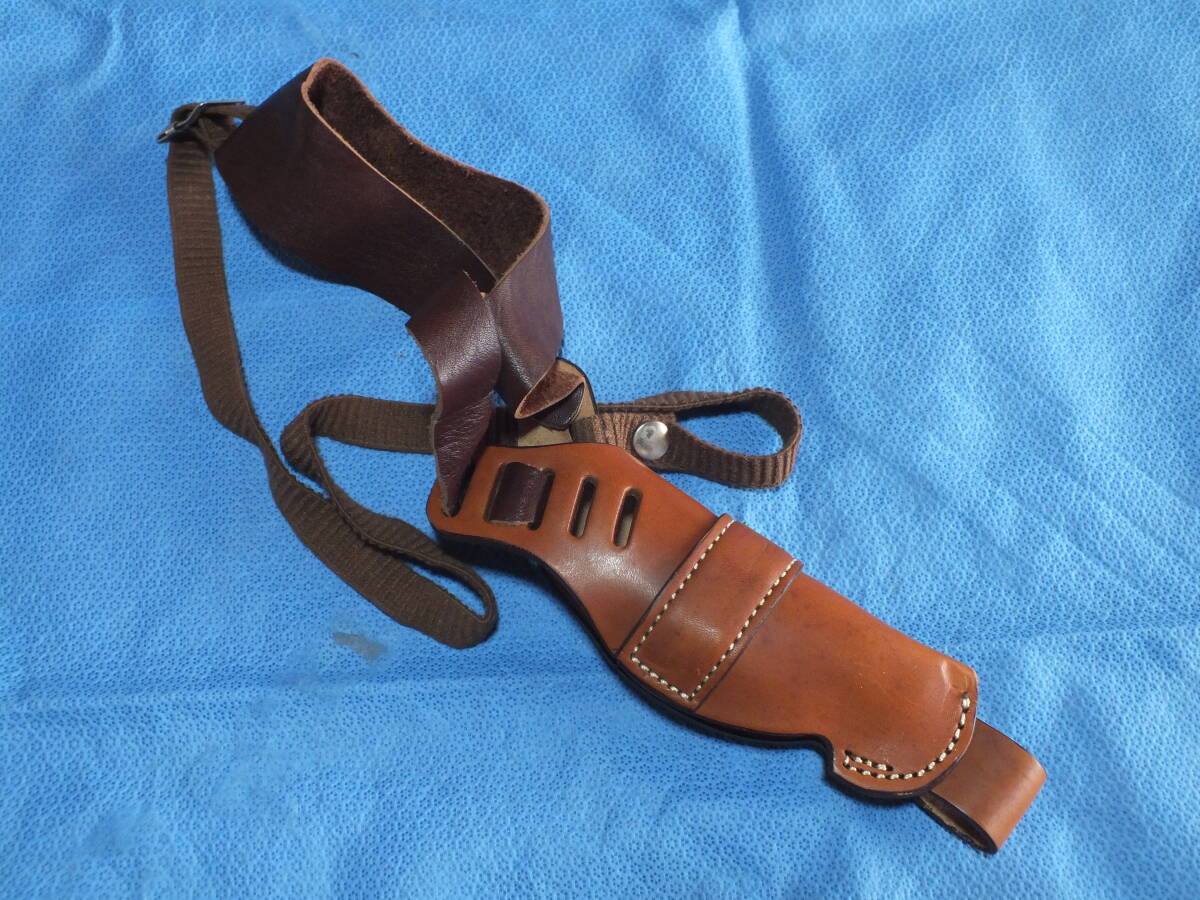 絶版品　国際　茶色　革製　ショルダーホルスター　NO 528 B380 S&W Jフレーム&FN M1910 宅配便コンパクトでの発送も可能