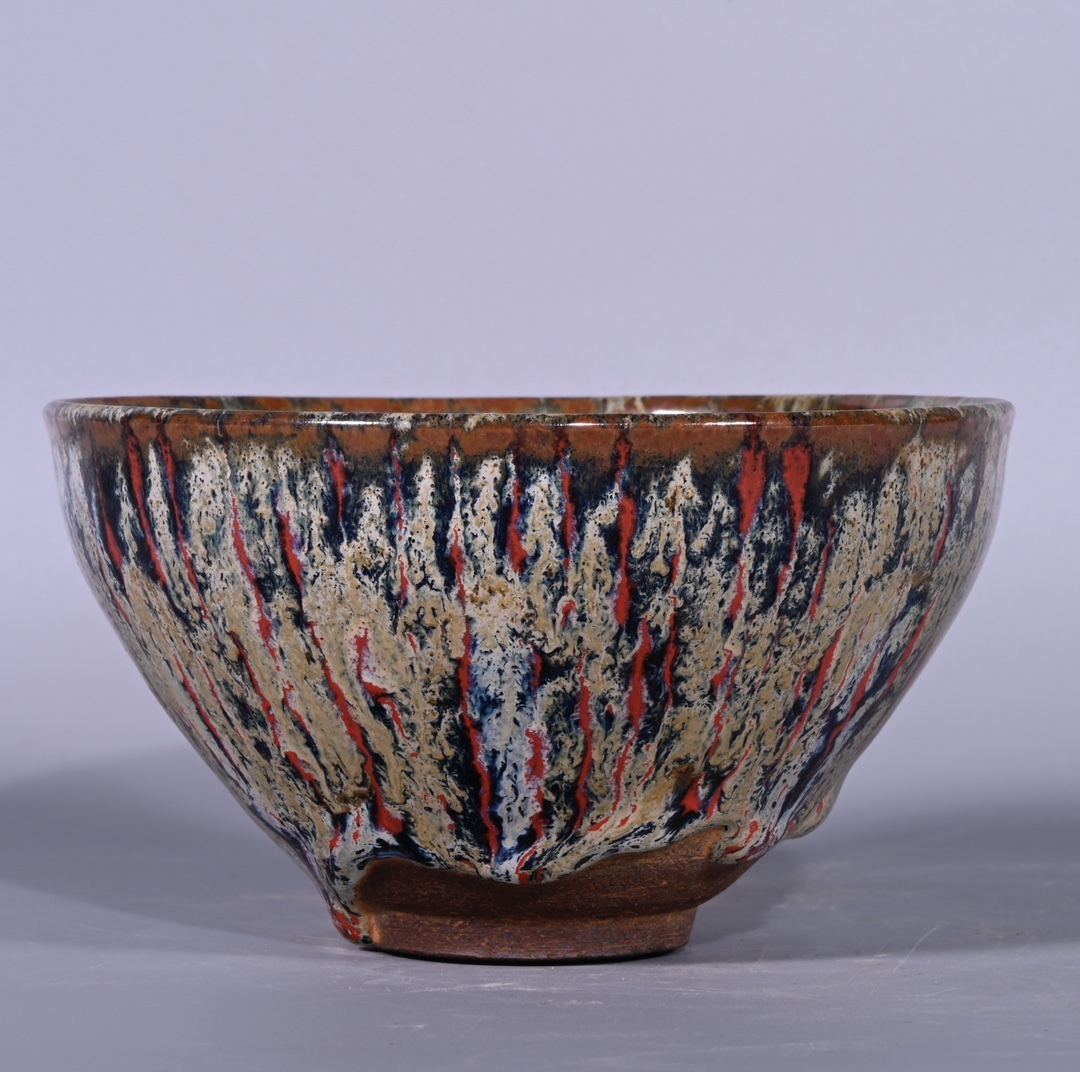 7~QN5394 中国磁器 陶芸 磁器『宋建窯項にくなって釉