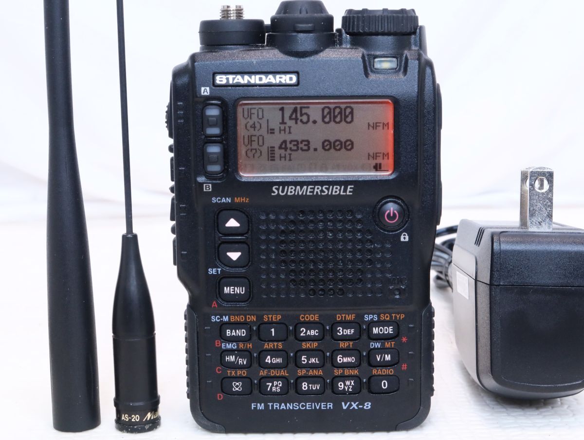 YAESU VX-8D 50/144/430 動作確認 新スプリアスモデル STANDARD VX-8D 50/144/430M 高出力 50MHzAM 新スプリアス適合