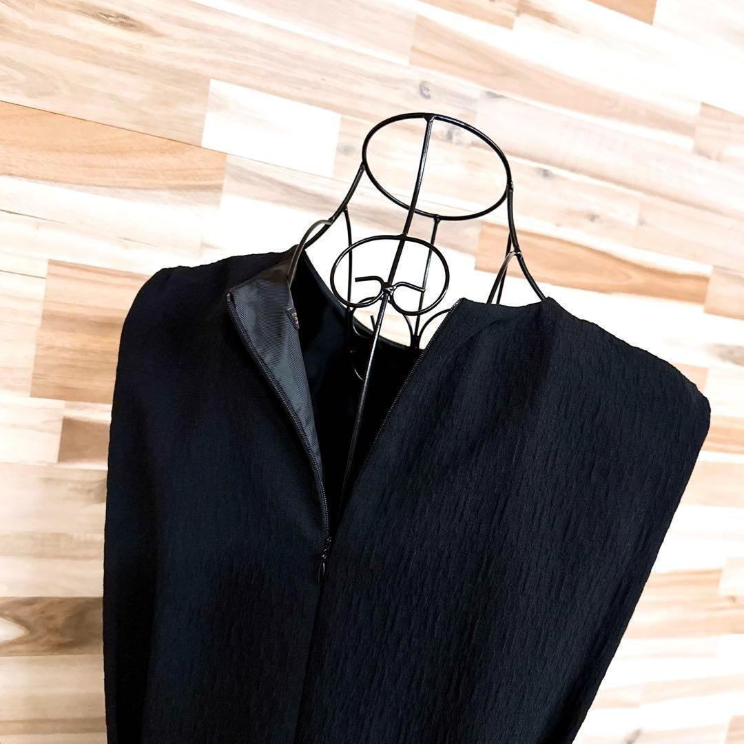 【ザラ】ノースリーブ ドレス ワンピース ビジネス パーティー L 黒×ゴールド【HFby6PR】レディース・洋服・春夏【W3J4V4Y】_画像7