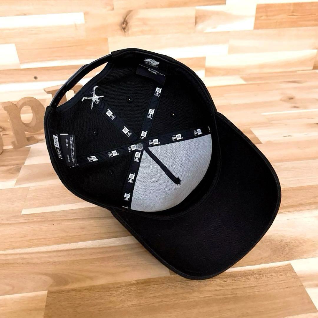 激レア/廃番【ニューエラ×トムとジェリー】限定コラボ キャップ ゴルフ 黒×白【HFby6PR】メンズ・帽子・春夏・秋冬【X3C3H9C】_画像9