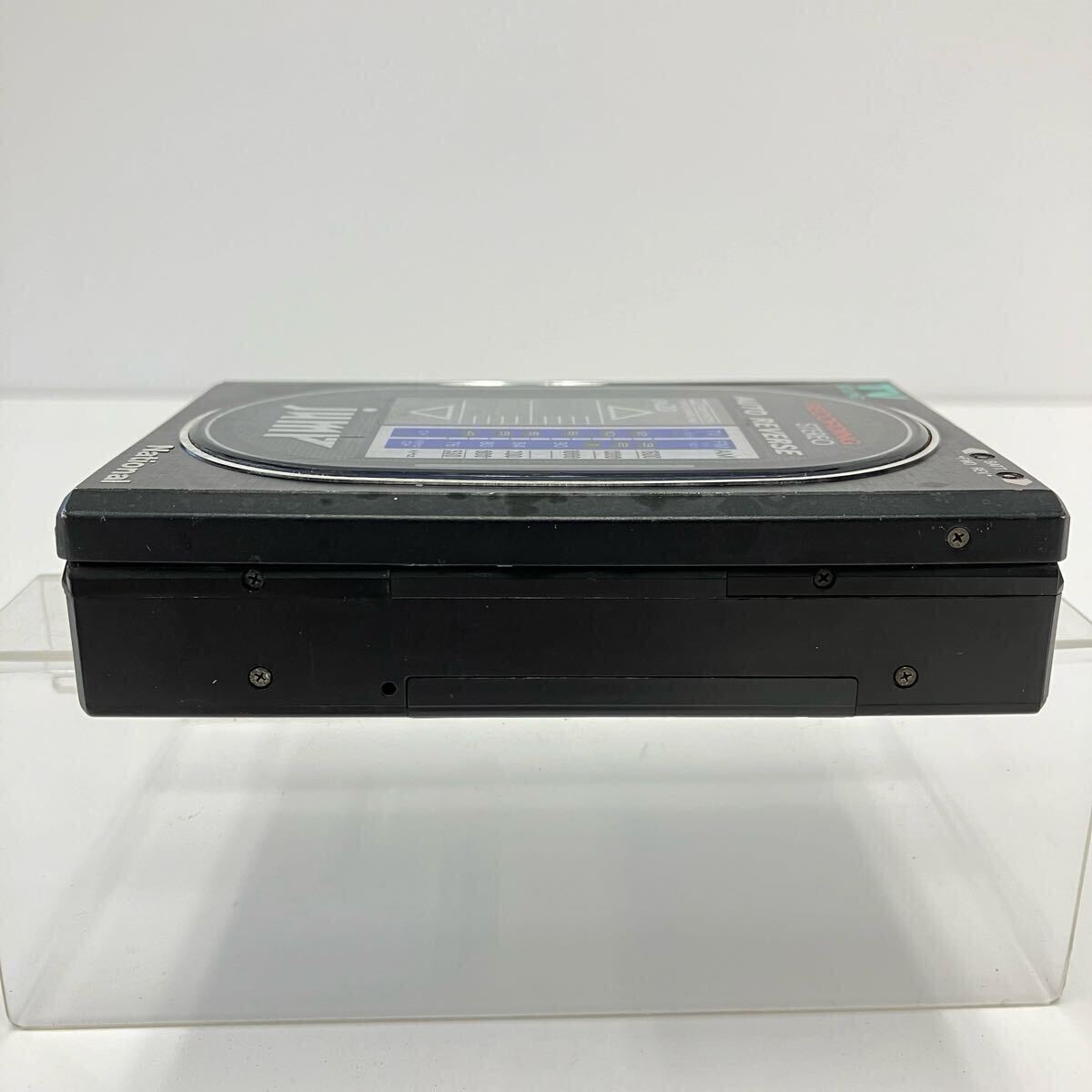 ジャンク ナショナル ポータブルカセットプレイヤー RX-SR20 松下電気 通電確認済 National ナショナル RX-SR20 ポータブルラジオ