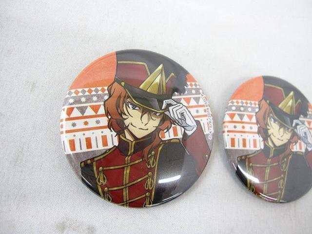 文豪ストレイドッグス アニカフェ 缶バッジ 中原中也 等身 マーチング 同梱可】中古品 アニメ 文豪ストレイドッグス 中原中也