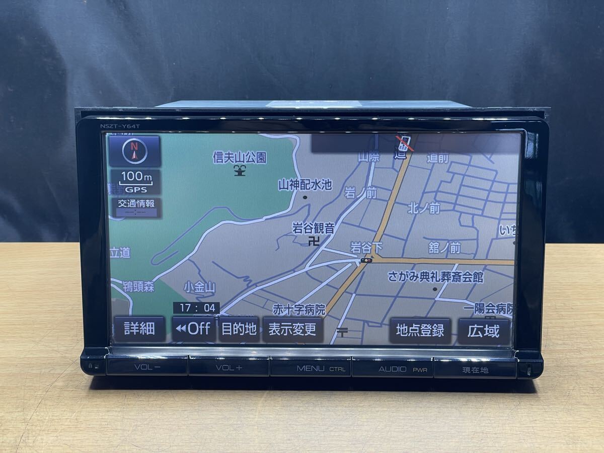 トヨタ SDナビゲーション NSZT-Y64T トヨタ 純正 SDナビ NSZT-Y64T 地図データ 2014年 チェックOK CD