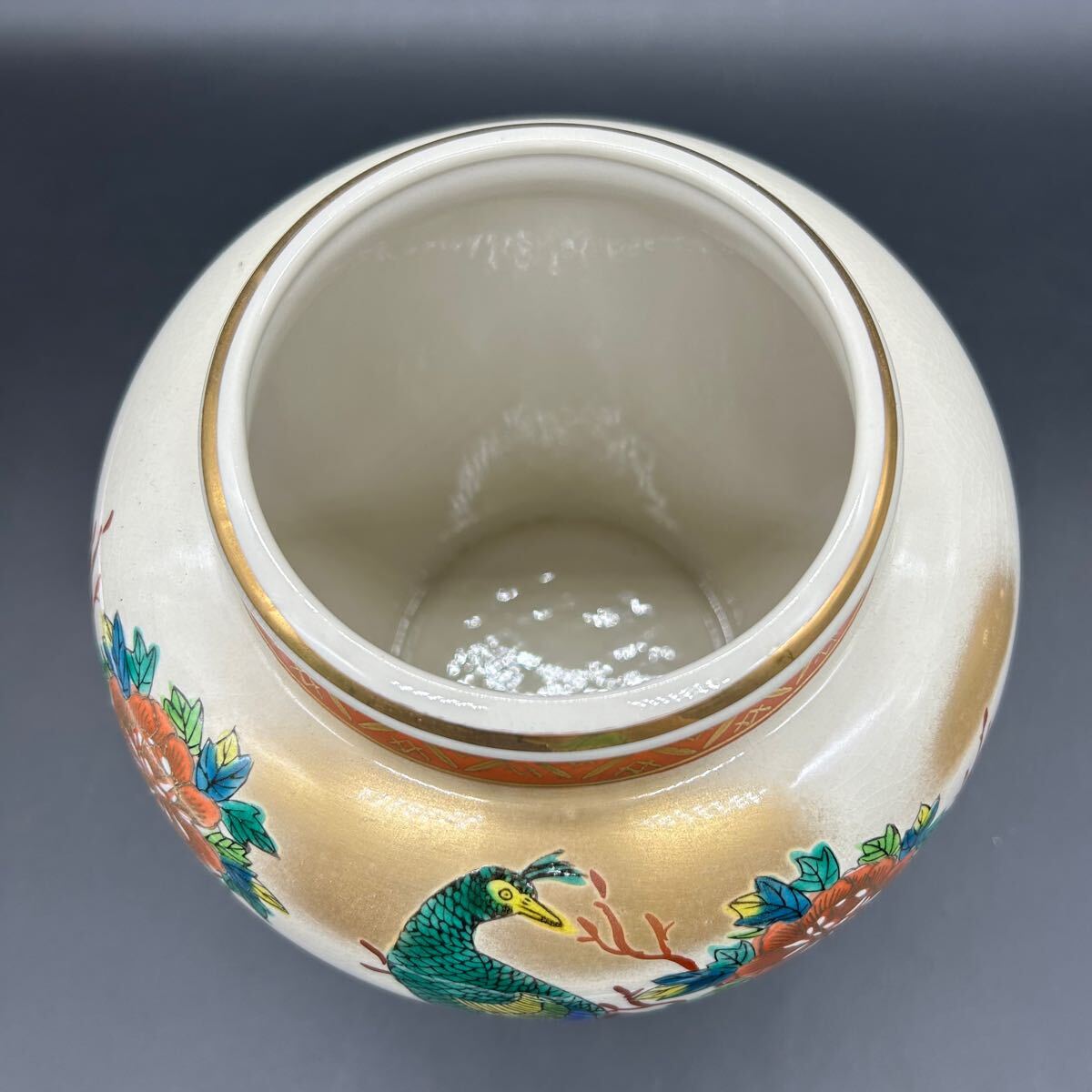  Kutani Kutani Kiyoshi ... рисунок ваза ваза для цветов цветок входить . кувшин "hu" цветок сырой интерьер украшение yo25