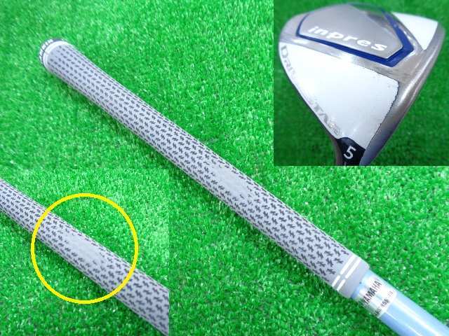GK栄三越■ 134 ヤマハ インプレスDRIVESTAR◆VANQUISH for inpres LM423f ◆A◆20度◆レディース◆アベレージ◆_画像5