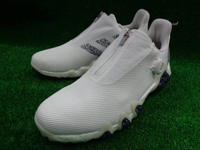 GK豊田▼ 【値下げしました！】095 アディダス■ボア■ホワイト ■コードカオス22■ GX3938 ■29.5■スパイクレスシューズ_画像1