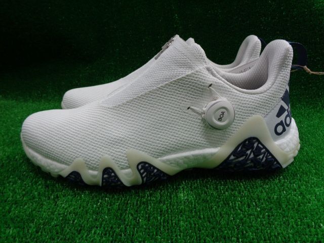 GK豊田▼ 【値下げしました！】095 アディダス■ボア■ホワイト ■コードカオス22■ GX3938 ■29.5■スパイクレスシューズ_画像2