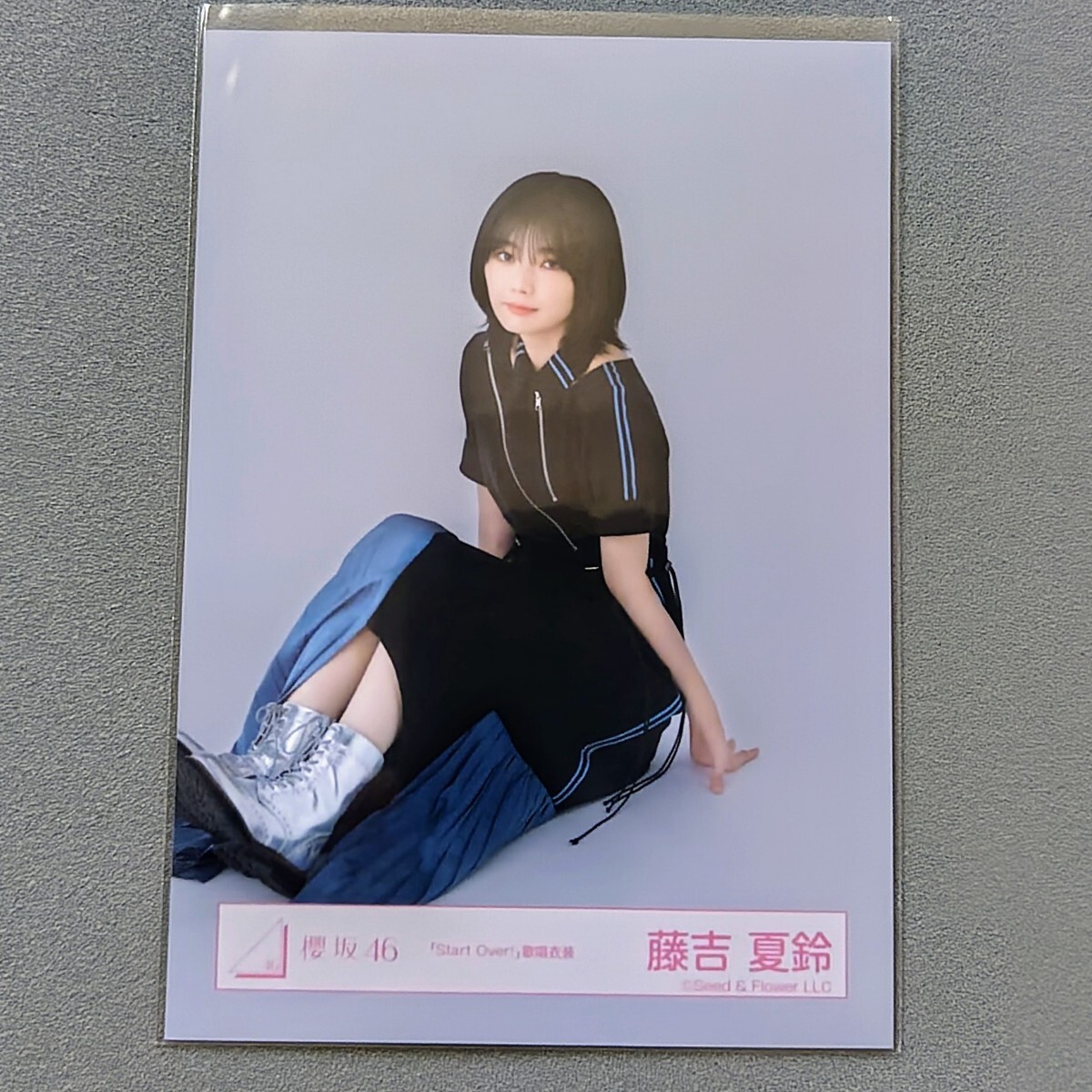 櫻坂46 藤吉夏鈴 Start Over! 歌唱衣装 コンプ 櫻坂46 藤吉夏鈴 Start over! 歌唱衣装 生写真 2(タレント