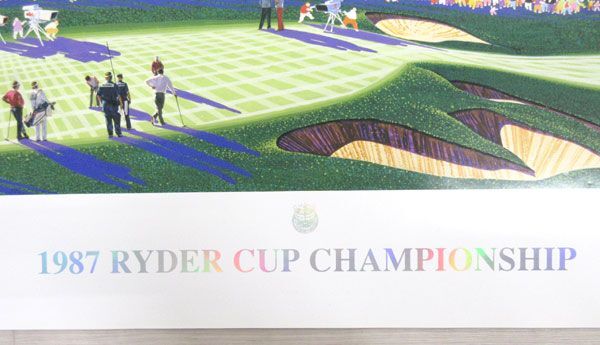ヒロ・ヤマガタ ポスター １９８７ryder cup championship ヒロ・ヤマガタ ポスター 1987ryder cup championship