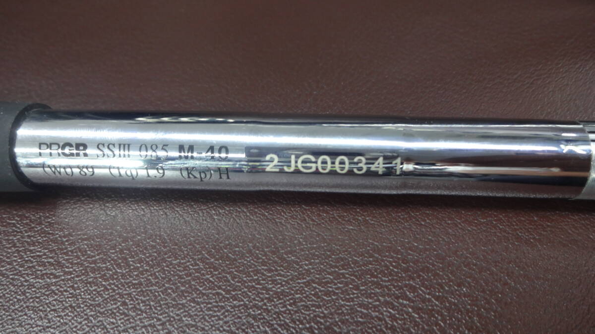中古★稅込　PRGR nabla X iD アイアン?。?－P（5本）純正スチール　SSⅢ　085　硬さM-40　SR相當　
