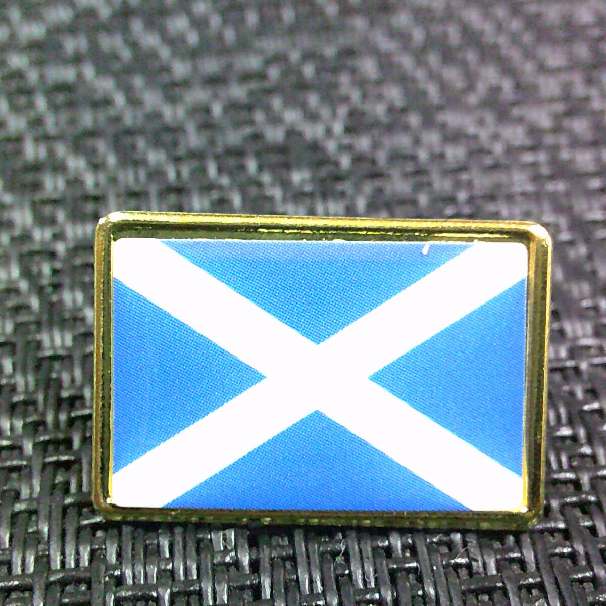 《BP長方形SCO旗》◆新品　スコットランド Scotlandフラッグ　 Flag　ラグビー　サッカー　スポーツ　　ファッション ピンバッジ バッチ