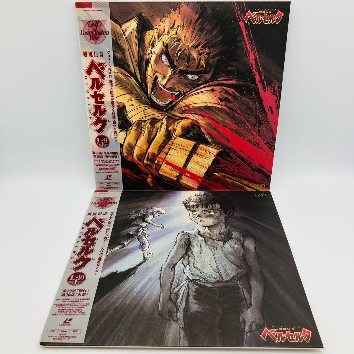 剣風伝奇 ベルセルク レーザーディスク LD 13枚セット 帯付き Bibian 比比昂 - LD 剣風伝奇 ベルセルク BERSERK レーザー