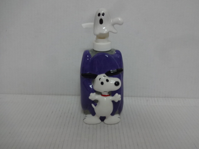 スヌーピー　SNOOPY　シャンプーケース　詰め替え用　ディスペンサー　陶器製　古い物　当時物　未使用品　デッドストック　綺麗です。_画像2