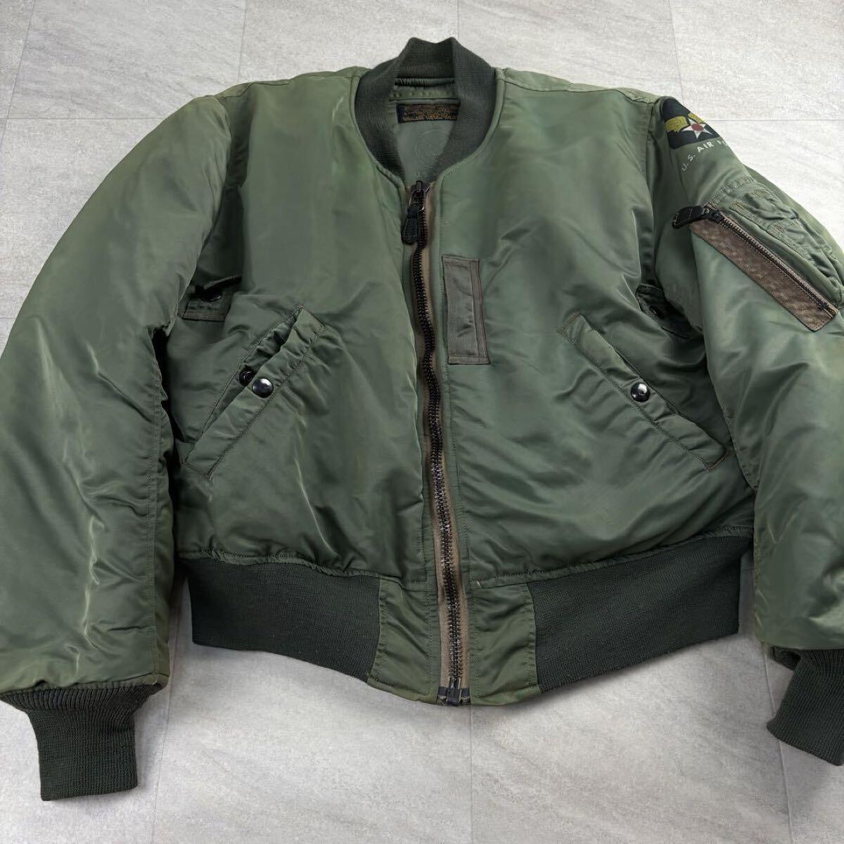 希少✨ 50s M品番 バズリクソンズ フライトジャケット MA-1 復刻 大人気☆ buzz rickson バズリクソンズ MA-1 50s復刻モデル M