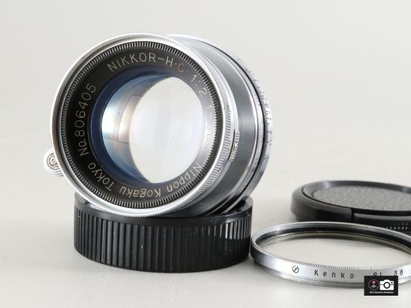 超希少 ニコン Nikkor H C 5cm F/2 沈胴式 シリアル 806 ライカ