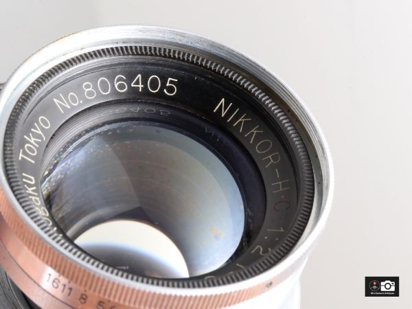 超希少 ニコン Nikkor H C 5cm F/2 沈胴式 シリアル 806 ライカ