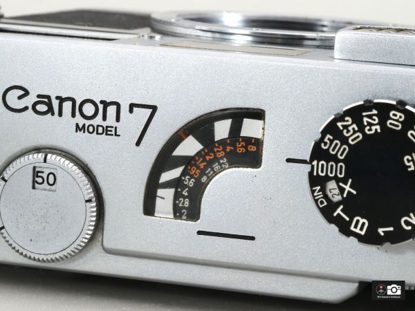 Canon 7レンジファインダーカメラ、ケース付き整備済