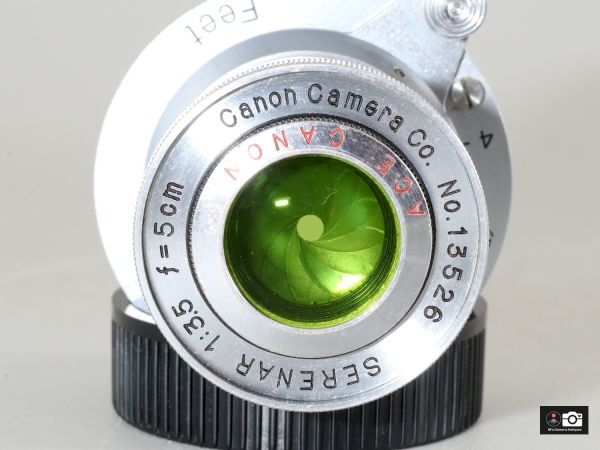 希少Canon SERENAR 5cm F/3.5 Ｌ３９レンズ MIOJ 純正フロントキャップ付き整備済