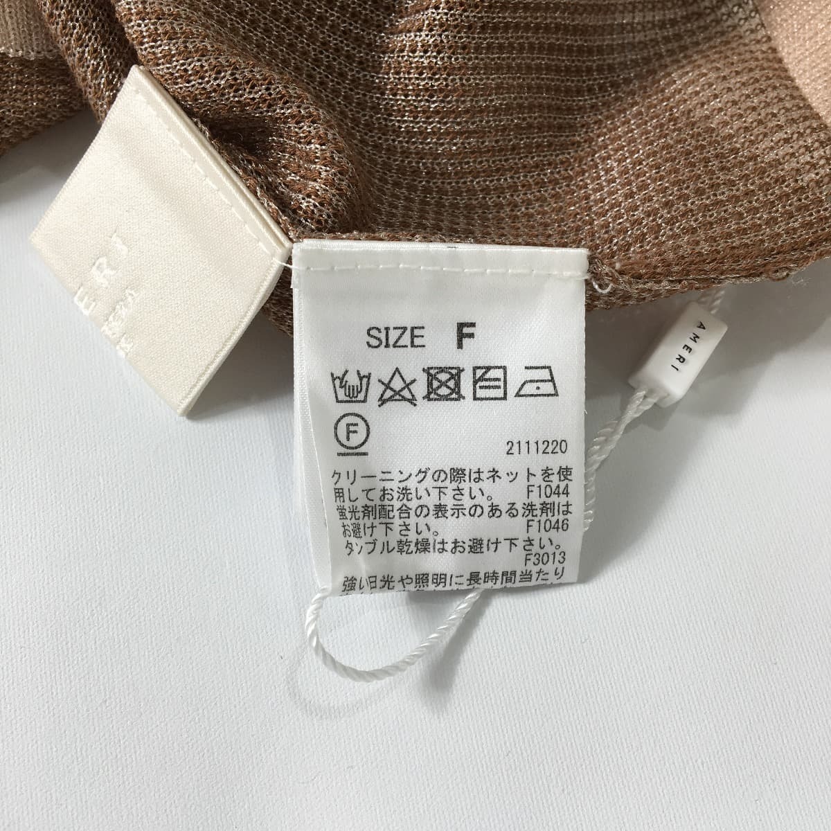 未使用 21SS Ameri アメリ NEW MEDI LACE JACQUARD KNIT ミディレースジャガードニット トップス 長袖_画像6